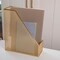 Martha Stewart Ryder Gold Mesh Metal Single Slot Magazine File Holder, Desktop Organizer, 9.75 x 3.75 x 11.5 HH-OHD06-GLD-MS - alternate 4